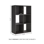 Signature Design by Ashley, Organizer Contenitore a 6 Cubi - Libreria Aperta Versatile e Unità Espositiva per l'Organizzazione della Casa Moderna