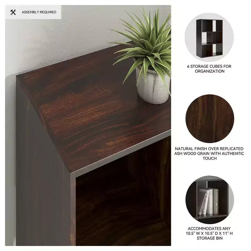 Signature Design by Ashley, Organizer Contenitore a 6 Cubi - Libreria Aperta Versatile e Unità Espositiva per l'Organizzazione della Casa Moderna