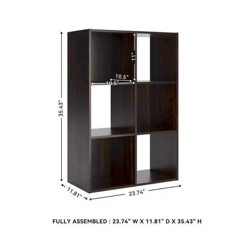 Signature Design by Ashley, Organizer Contenitore a 6 Cubi - Libreria Aperta Versatile e Unità Espositiva per l'Organizzazione della Casa Moderna