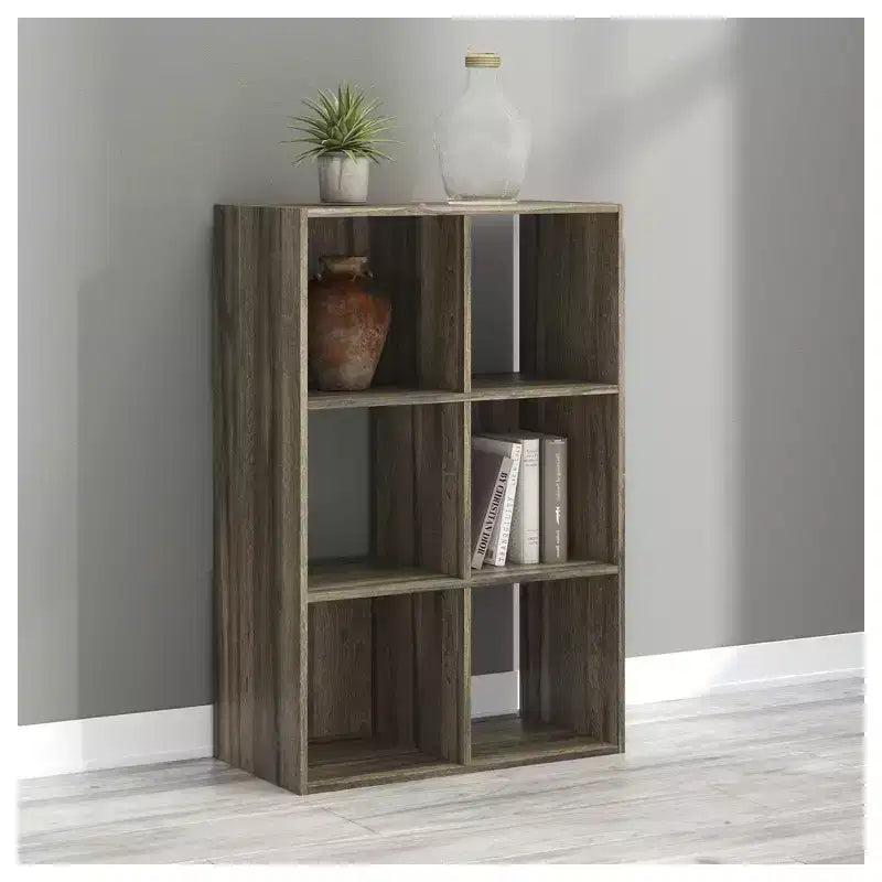 Signature Design by Ashley, Organizer Contenitore a 6 Cubi - Libreria Aperta Versatile e Unità Espositiva per l'Organizzazione della Casa Moderna