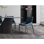 HomeStock 28 in. Brown Faux Leather Dining Chair Set of 1 for a designed Stylish modern lifestyle seating