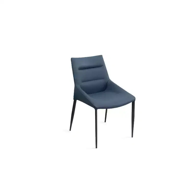 HomeStock Set di 1 sedia da pranzo in similpelle marrone da 71 cm per uno stile di vita moderno ed elegante