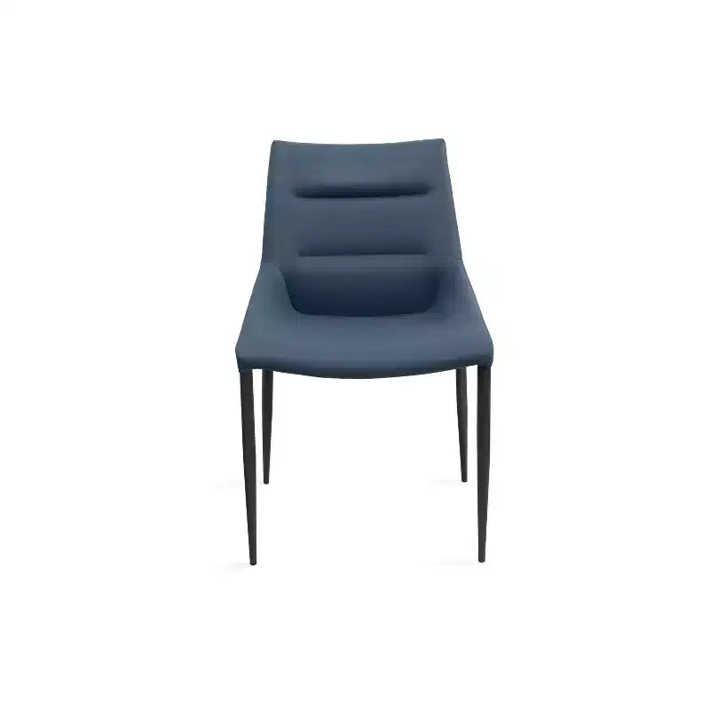 HomeStock Set di 1 sedia da pranzo in similpelle marrone da 71 cm per uno stile di vita moderno ed elegante
