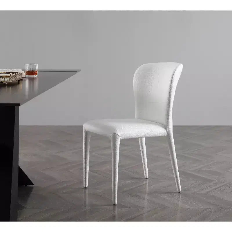 HomeStock 33 in. Black Faux Leather Dining Chair Set of 2 for a Modern Accent Chair comfortable family gatherings