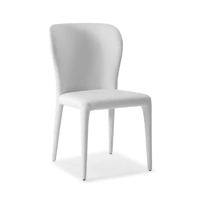 HomeStock Set di 2 Sedie da Pranzo in Similpelle Nera da 33 pollici per una Sedia d'Accento Moderna e confortevoli riunioni di famiglia