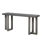 Okak 63IN Consolle Moderna con Gambe in Legno Massello, Elegante Tavolo da Ingresso con Piano Spesso, Tavolo da Corridoio per Soggiorno, Camera da Letto