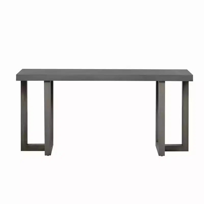 Okak 63IN Consolle Moderna con Gambe in Legno Massello, Elegante Tavolo da Ingresso con Piano Spesso, Tavolo da Corridoio per Soggiorno, Camera da Letto