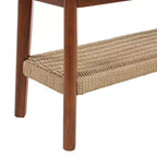 Panca in legno di acacia Alaterre Calais da 122 cm, colore castagno