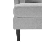 GDFStudio Ellen Chaise longue moderna in ciniglia da 53,5 pollici