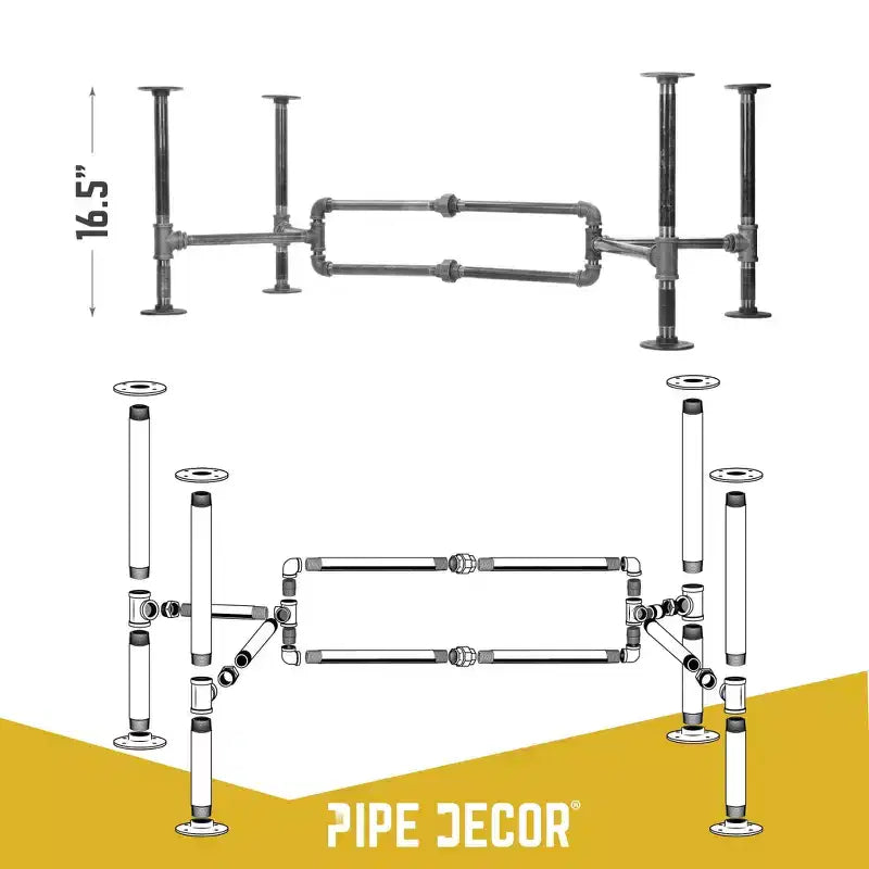 Tavolino Loop di PIPE DECOR