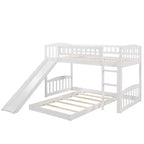 Letto a castello a pavimento con scivolo e scale, letto a castello basso singolo su singolo con contenitore, letto a castello in legno singolo per bambini e neonati