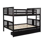 Letto a Castello Completo su Completo con Cassetti, Struttura per Letto a Castello in Legno di Dimensione Completa per Bambini Adolescenti Adulti, Convertibile in 2 Letti