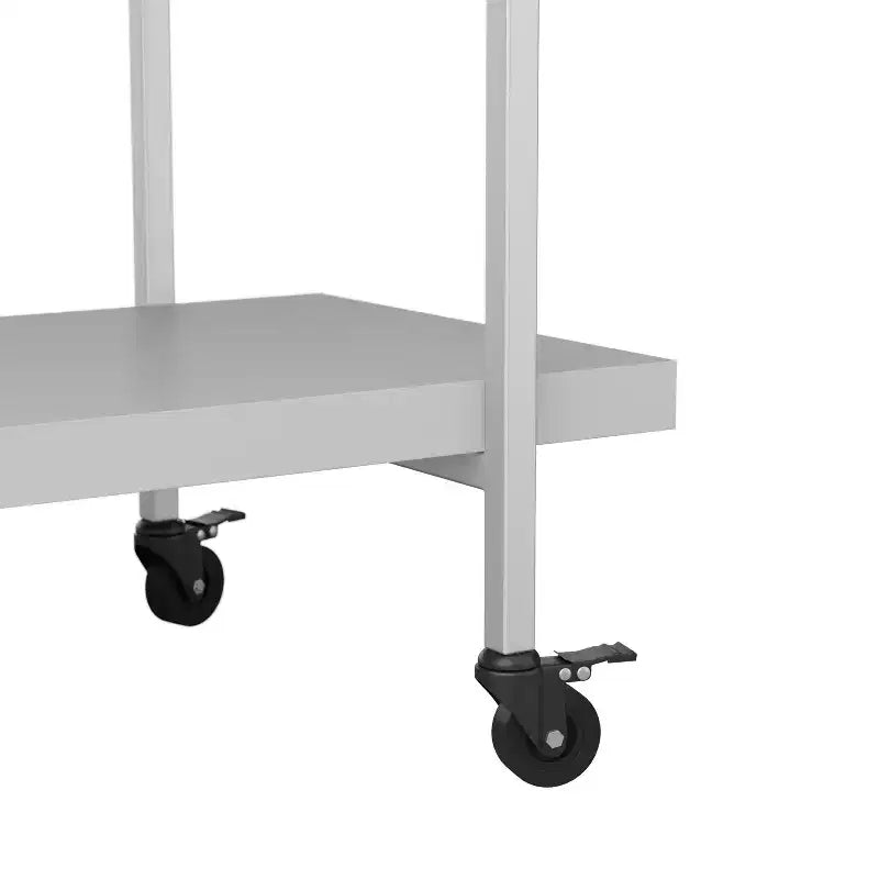Carrello porta stampante e schedario a 2 ripiani Martha Stewart Liam con struttura in metallo