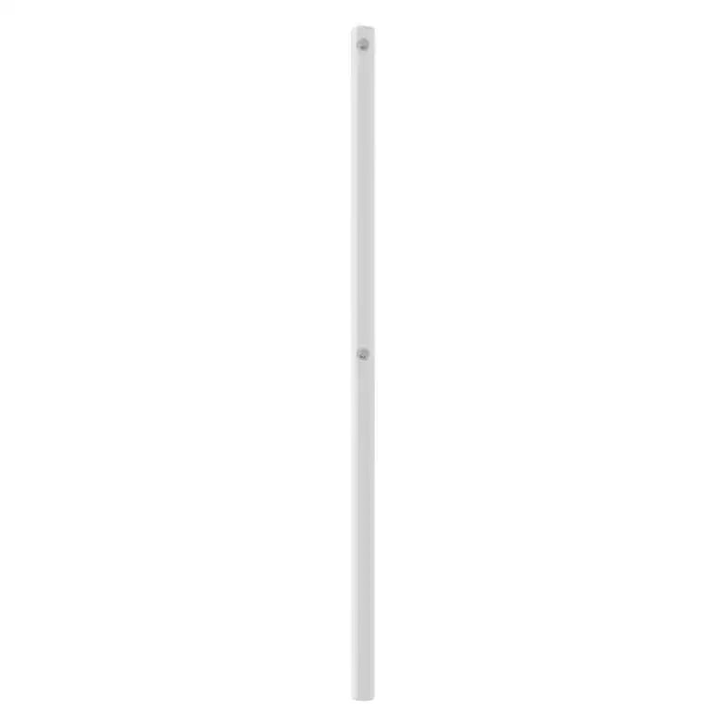 vidaXL Testiera in Metallo da 90 cm per Letti Matrimoniali, Testiera Resistente in Acciaio per Camera da Letto Moderna Minimalista, Montaggio Semplice, Bianca
