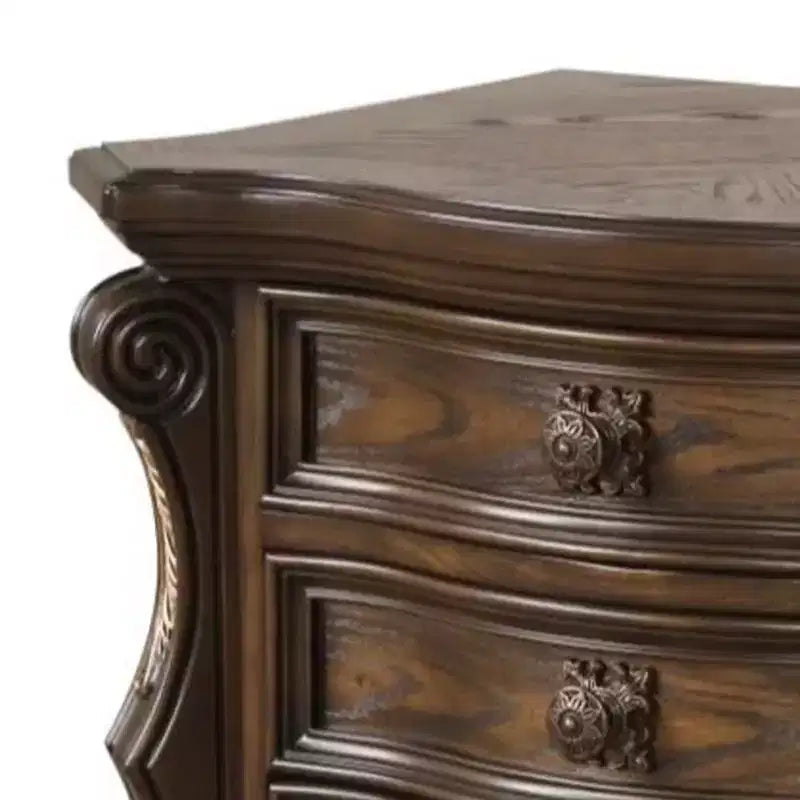 Comodino Royal Hampton, 2 cassetti, USB A-C, 79 cm