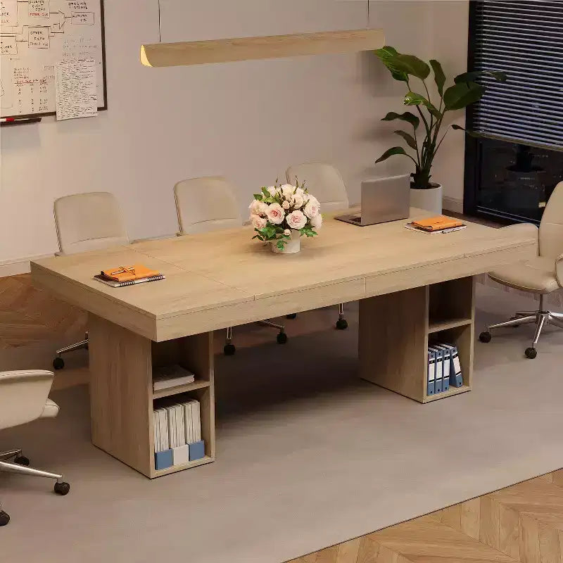 Grande Isola Cucina con Contenitore su Entrambi i Lati per 4-6 Persone, Tavolo da Cucina a Isola con Ampio Piano d'Appoggio, Tavolo a Isola per Cucina, Sala da Pranzo
