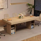 Grande Isola Cucina con Contenitore su Entrambi i Lati per 4-6 Persone, Tavolo da Cucina a Isola con Ampio Piano d'Appoggio, Tavolo a Isola per Cucina, Sala da Pranzo