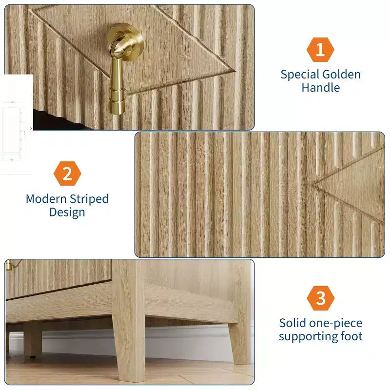 Comò bianco a coste per camera da letto, cassettiera alta 43" a torre con 5 cassetti, cassettiera moderna, unità organizer per armadio, ingresso