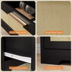 Cassettiera COZONY a 12 cassetti, comò moderno largo 160 cm con maniglie in legno, contenitore per camera da letto e mobile porta TV per soggiorno, corridoio