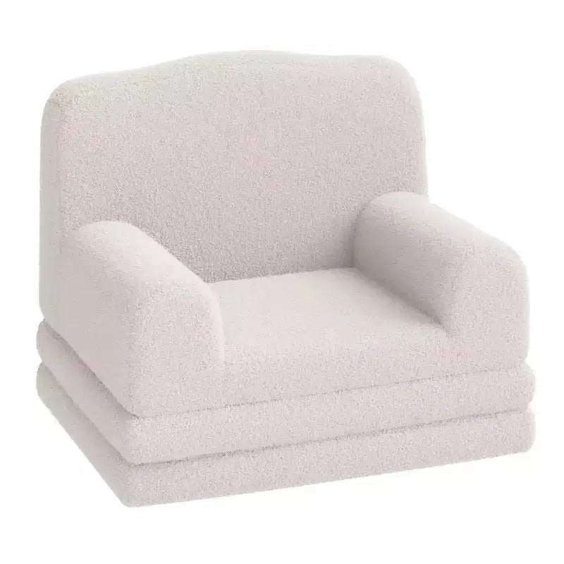 Divano pieghevole 2 in 1 per bambini GustoWave, comoda poltrona per bambini, divano convertibile in lettino, mobili per bambini per la sala giochi