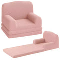 GustoWave 2-in-1 Soft Toddler Couch Fold Out, Toddler Chair Comfy, Convertible Sofa to Lounger, Kids Furniture for Playroom