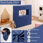 Divano Modulare per Bambini, Divano da Gioco in Schiuma per Bambini e Bambine con Cuscini Rimovibili, Divano Morbido Convertibile per Camera da Letto o Sala Giochi