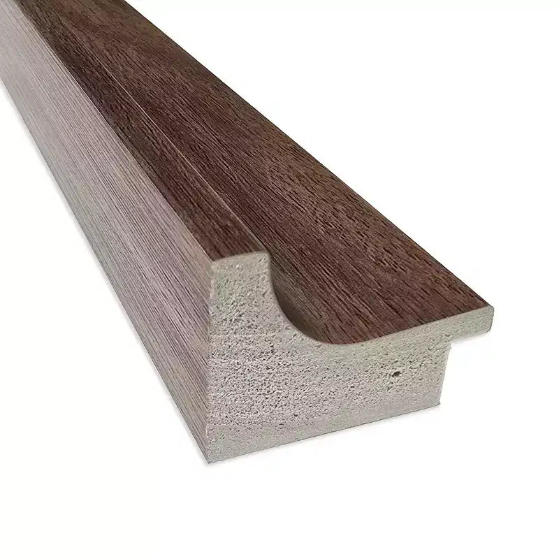 Specchio da Parete da Bagno Amanti Art Pia Marrone Medio Stretto Smussato Piccolo 27.25 x 21.25 pollici