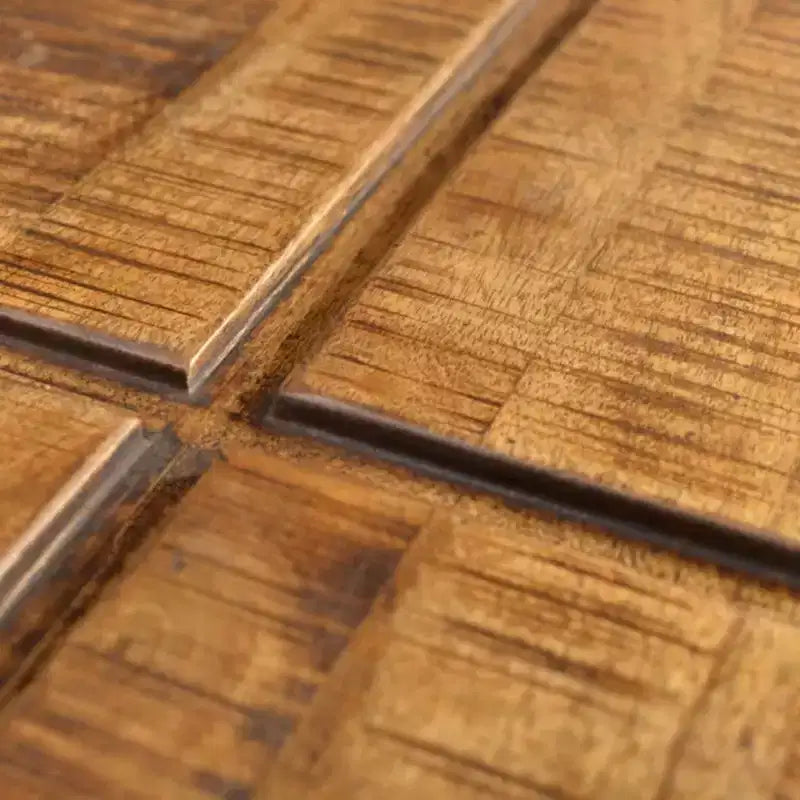 Tavolino da caffè marrone in legno massello di mango piccolo resistente