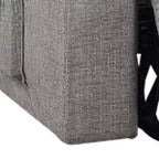 Poltrona reclinabile Evans da 37 pollici, con sollevamento elettrico, portabicchieri, ciniglia, grigio chiaro - BM312351