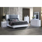 HomeStock Cassettiere verticali in MDF da 19,92 pollici di altezza con 3 cassetti in finitura bianca