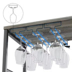 Mobiletto per vino CuisinSmart con portabottiglie e portacalici, mobiletto moderno con anta a rete, credenza a buffet in stile industriale per angolo bar