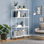 Scaffalatura in acciaio a 4 ripiani HOME di Seville Classics con fodere per ripiani, 36 L x 14 P x 56,5 H