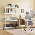 Scaffalatura in acciaio a 4 ripiani HOME di Seville Classics con fodere per ripiani, 36 L x 14 P x 56,5 H