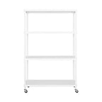 Scaffalatura in acciaio a 4 ripiani HOME di Seville Classics con fodere per ripiani, 36 L x 14 P x 56,5 H