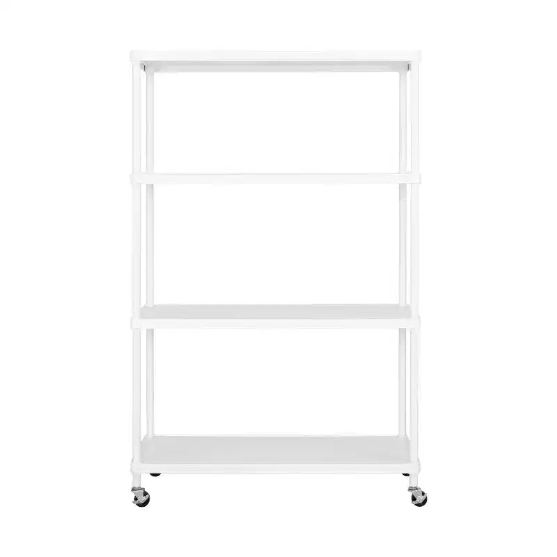 Scaffalatura in acciaio a 4 ripiani HOME di Seville Classics con fodere per ripiani, 36 L x 14 P x 56,5 H