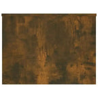 Tavolino da Salotto in Legno Ingegnerizzato Quercia Fumé 80 x 55,5 x 41,5 cm