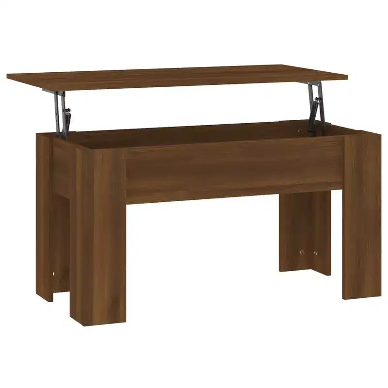 Tavolino Caffè Rovere Marrone Legno Composito 101 x 49 x 52 cm