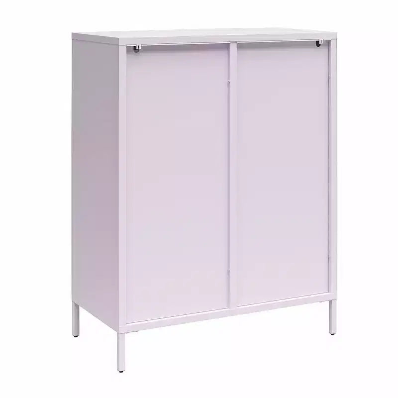 Mobile pensile GDFStudio Dalton Modern 40 in metallo e vetro con 2 ante