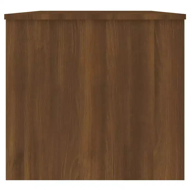 Tavolino da Caffè in Legno Composito Rovere Marrone Medio Scomparti Nascosti