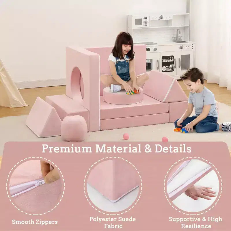 Divano da gioco componibile per bambini 12 pezzi Divano componibile per bambini per sala giochi e camera da letto