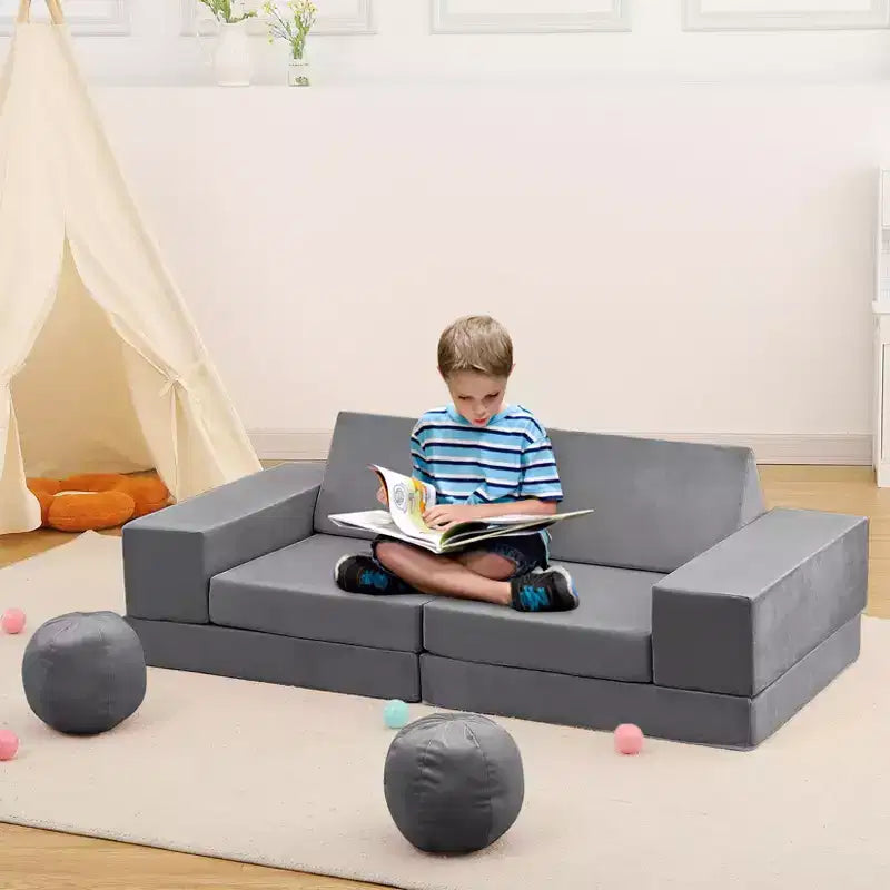 Divano da gioco componibile per bambini 12 pezzi Divano componibile per bambini per sala giochi e camera da letto