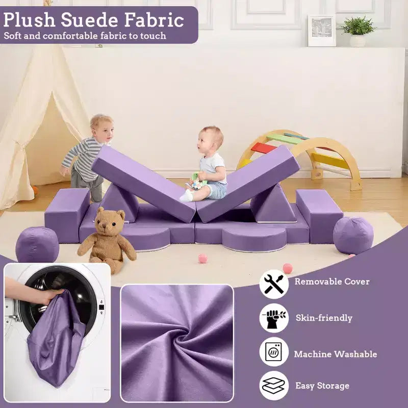 Divano da gioco componibile per bambini 12 pezzi Divano componibile per bambini per sala giochi e camera da letto