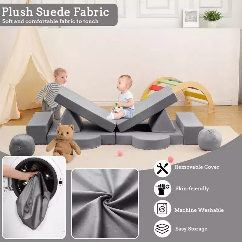 Divano da gioco componibile per bambini 12 pezzi Divano componibile per bambini per sala giochi e camera da letto