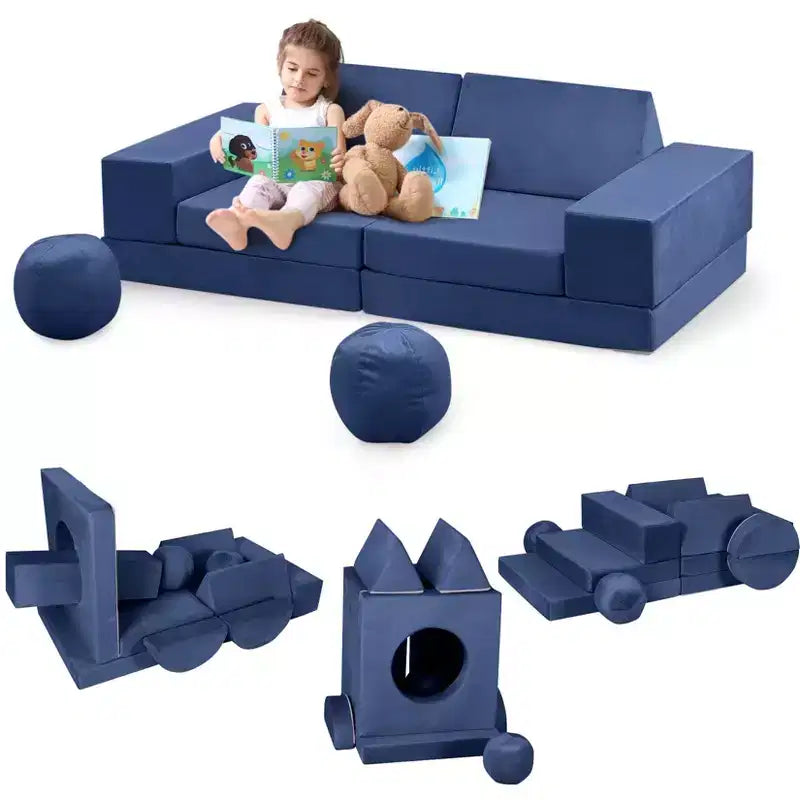 Divano da gioco componibile per bambini 12 pezzi Divano componibile per bambini per sala giochi e camera da letto