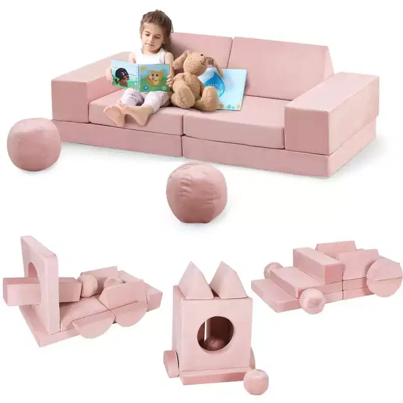 Divano da gioco componibile per bambini 12 pezzi Divano componibile per bambini per sala giochi e camera da letto