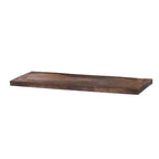 RESTORE Trail Brown 24 in. Wood Shelf (Wood Only) by Pipe Decor