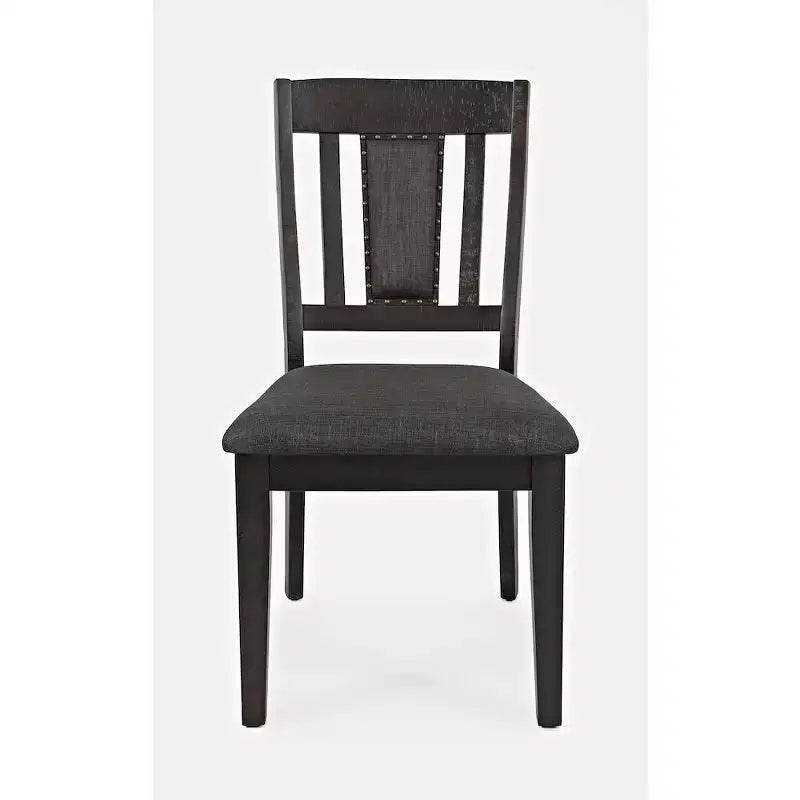 Jofran,American Rustics Upholstered Slatback Dining Chair with Nailhead Trim (Set of 2)