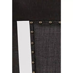 Jofran, Sedia da pranzo imbottita con schienale a doghe American Rustics con borchie decorative (set di 2)