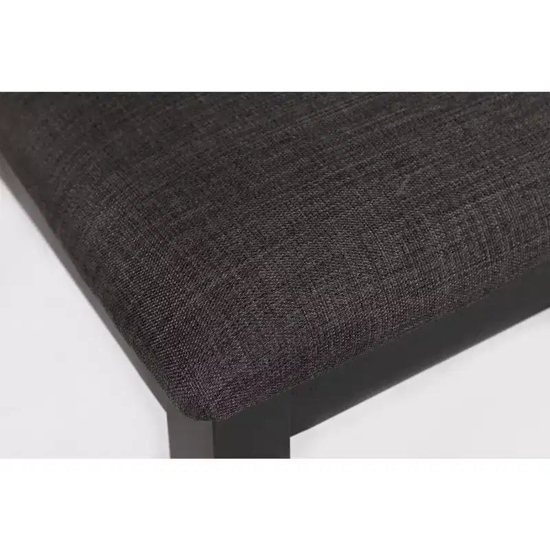 Jofran, Sedia da pranzo imbottita con schienale a doghe American Rustics con borchie decorative (set di 2)