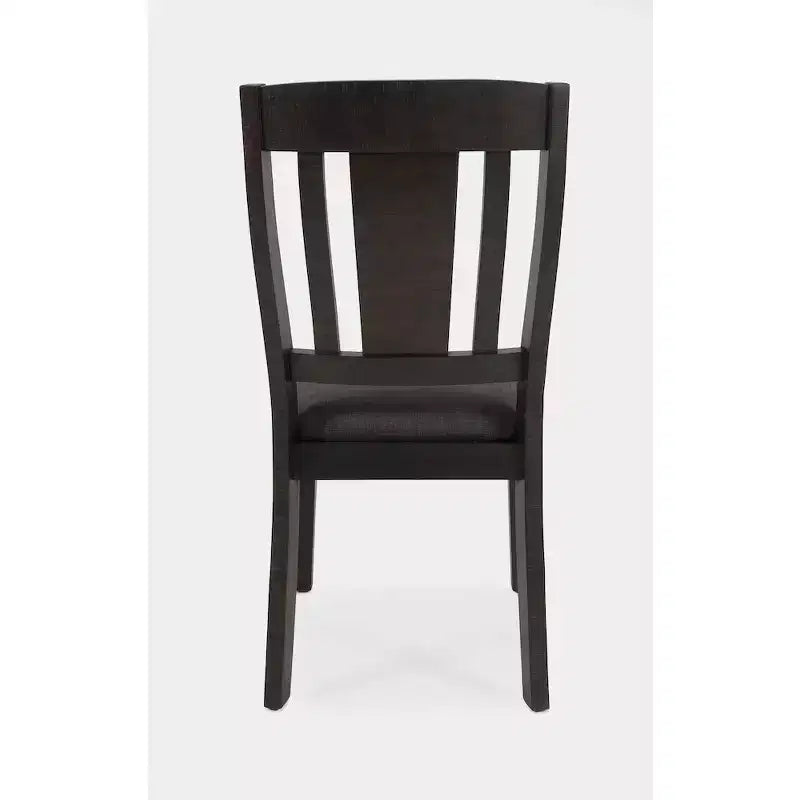 Jofran, Sedia da pranzo imbottita con schienale a doghe American Rustics con borchie decorative (set di 2)